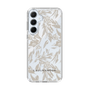 Slim Protection Case［ LAGUNAMOON - BotanicalJacquard - Clear×Beige ］