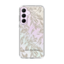 Slim Protection Case［ LAGUNAMOON - BotanicalJacquard - Clear×Beige ］