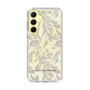 Slim Protection Case［ LAGUNAMOON - BotanicalJacquard - Clear×Beige ］