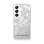 Slim Protection Case［ LAGUNAMOON - BotanicalJacquard - Clear×Beige ］