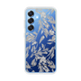 Slim Protection Case［ LAGUNAMOON - BotanicalJacquard - Clear×Beige ］