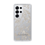 Slim Protection Case［ LAGUNAMOON - BotanicalJacquard - Clear×Beige ］