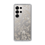 Slim Protection Case［ LAGUNAMOON - BotanicalJacquard - Clear×Beige ］
