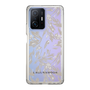 Slim Protection Case［ LAGUNAMOON - BotanicalJacquard - Clear×Beige ］