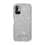 Slim Protection Case［ LAGUNAMOON - BotanicalJacquard - Clear×Beige ］