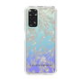 Slim Protection Case［ LAGUNAMOON - BotanicalJacquard - Clear×Beige ］