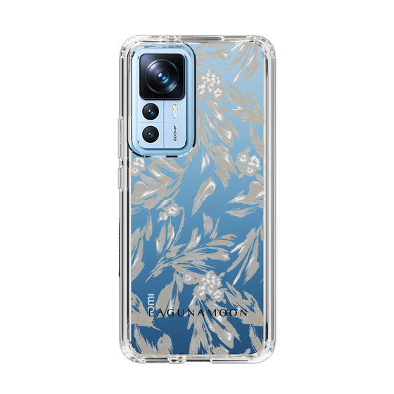 Slim Protection Case［ LAGUNAMOON - BotanicalJacquard - Clear×Beige ］