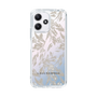 Slim Protection Case［ LAGUNAMOON - BotanicalJacquard - Clear×Beige ］
