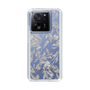 Slim Protection Case［ LAGUNAMOON - BotanicalJacquard - Clear×Beige ］