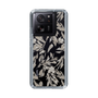 Slim Protection Case［ LAGUNAMOON - BotanicalJacquard - Clear×Beige ］
