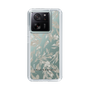 Slim Protection Case［ LAGUNAMOON - BotanicalJacquard - Clear×Beige ］