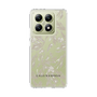Slim Protection Case［ LAGUNAMOON - BotanicalJacquard - Clear×Beige ］