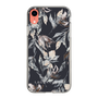 Slim Protection Case［ LAGUNAMOON - NuanceFlower - Navy ］
