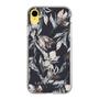 Slim Protection Case［ LAGUNAMOON - NuanceFlower - Navy ］