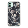 Slim Protection Case［ LAGUNAMOON - NuanceFlower - Navy ］