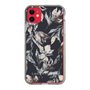 Slim Protection Case［ LAGUNAMOON - NuanceFlower - Navy ］