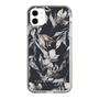 Slim Protection Case［ LAGUNAMOON - NuanceFlower - Navy ］