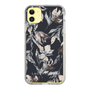 Slim Protection Case［ LAGUNAMOON - NuanceFlower - Navy ］