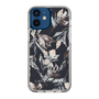 Slim Protection Case［ LAGUNAMOON - NuanceFlower - Navy ］