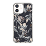 Slim Protection Case［ LAGUNAMOON - NuanceFlower - Navy ］