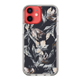 Slim Protection Case［ LAGUNAMOON - NuanceFlower - Navy ］