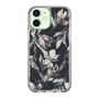 Slim Protection Case［ LAGUNAMOON - NuanceFlower - Navy ］