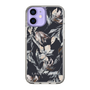 Slim Protection Case［ LAGUNAMOON - NuanceFlower - Navy ］