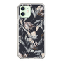 Slim Protection Case［ LAGUNAMOON - NuanceFlower - Navy ］