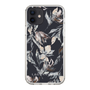 Slim Protection Case［ LAGUNAMOON - NuanceFlower - Navy ］