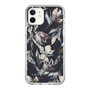 Slim Protection Case［ LAGUNAMOON - NuanceFlower - Navy ］