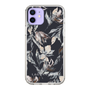 Slim Protection Case［ LAGUNAMOON - NuanceFlower - Navy ］