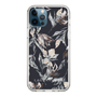 Slim Protection Case［ LAGUNAMOON - NuanceFlower - Navy ］