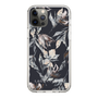 Slim Protection Case［ LAGUNAMOON - NuanceFlower - Navy ］