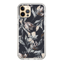 Slim Protection Case［ LAGUNAMOON - NuanceFlower - Navy ］