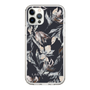 Slim Protection Case［ LAGUNAMOON - NuanceFlower - Navy ］