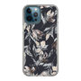 Slim Protection Case［ LAGUNAMOON - NuanceFlower - Navy ］