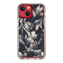 Slim Protection Case［ LAGUNAMOON - NuanceFlower - Navy ］