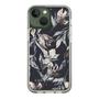 Slim Protection Case［ LAGUNAMOON - NuanceFlower - Navy ］