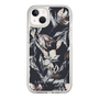 Slim Protection Case［ LAGUNAMOON - NuanceFlower - Navy ］