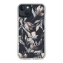Slim Protection Case［ LAGUNAMOON - NuanceFlower - Navy ］