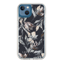 Slim Protection Case［ LAGUNAMOON - NuanceFlower - Navy ］