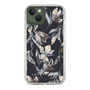 Slim Protection Case［ LAGUNAMOON - NuanceFlower - Navy ］