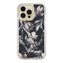 Slim Protection Case［ LAGUNAMOON - NuanceFlower - Navy ］