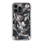 Slim Protection Case［ LAGUNAMOON - NuanceFlower - Navy ］