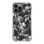 Slim Protection Case［ LAGUNAMOON - NuanceFlower - Navy ］