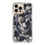 Slim Protection Case［ LAGUNAMOON - NuanceFlower - Navy ］