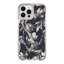 Slim Protection Case［ LAGUNAMOON - NuanceFlower - Navy ］