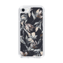 Slim Protection Case［ LAGUNAMOON - NuanceFlower - Navy ］