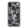 Slim Protection Case［ LAGUNAMOON - NuanceFlower - Navy ］