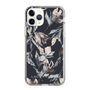 Slim Protection Case［ LAGUNAMOON - NuanceFlower - Navy ］